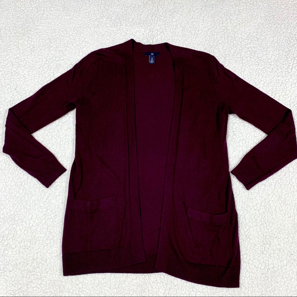 Gap Plum Cardigan-Size S